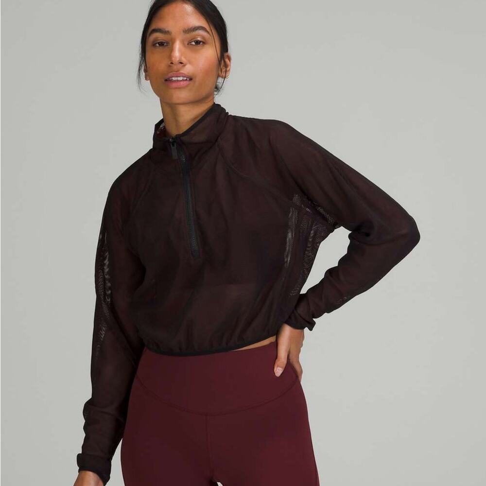 NWT Lululemon Reversible Mesh 1/2 Zip